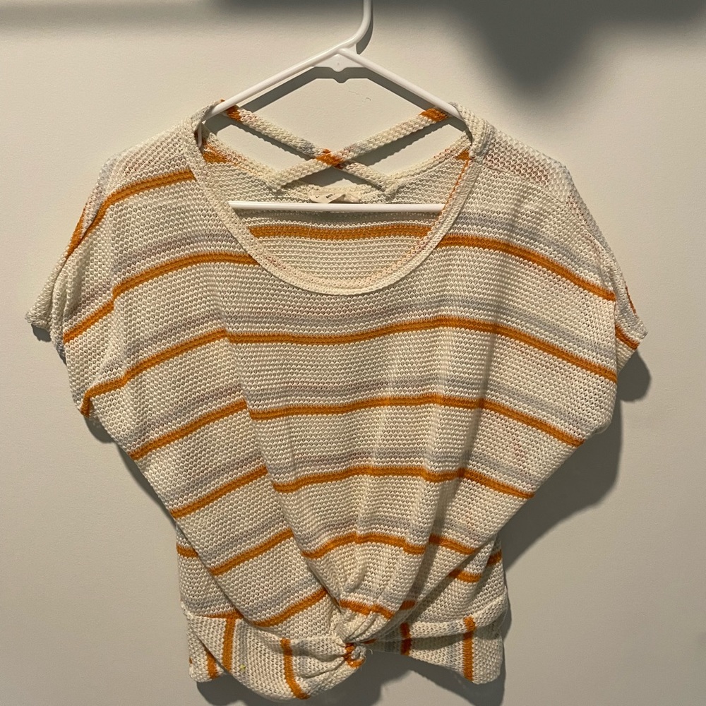 Knitted crop top